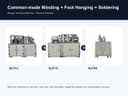 Common mode inductor winding pins soldering solution