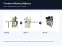 Flat wire winding solution