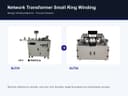 Network transformer small magnetic surround line solution